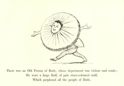 Es war eine alte Person aus Bude, deren Benehmen bösartig und grob war von Edward Lear