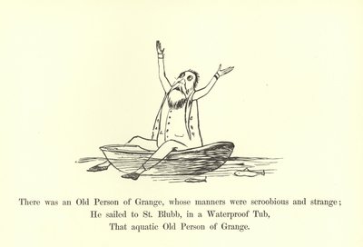Es war eine alte Person aus Grange, deren Manieren seltsam und sonderbar waren von Edward Lear