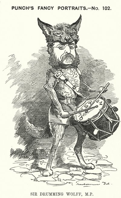 Henry Drummond Wolff, englischer konservativer Politiker (Karikatur) von Edward Linley (after) Sambourne