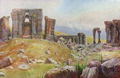 Die Ruinen von Martand von Edward Mary Joseph Molyneux