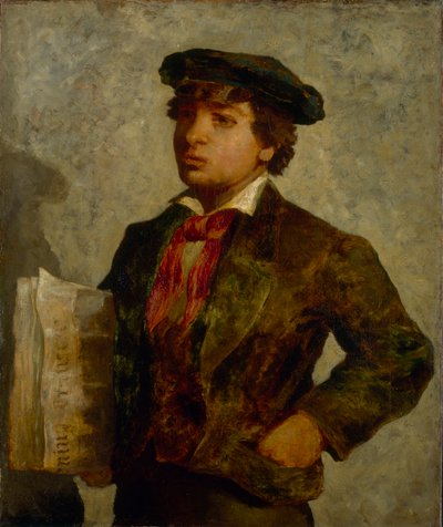 Zeitungsjunge, 1869 von Edward Mitchell Bannister