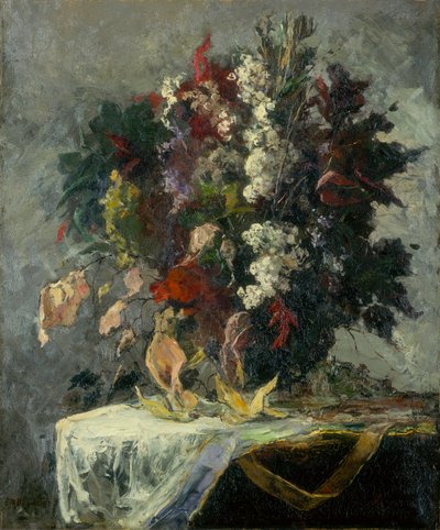 Ohne Titel (florales Stillleben) von Edward Mitchell Bannister