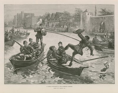 Ein Wasserturnier im fünfzehnten Jahrhundert von Edward Morant Cox