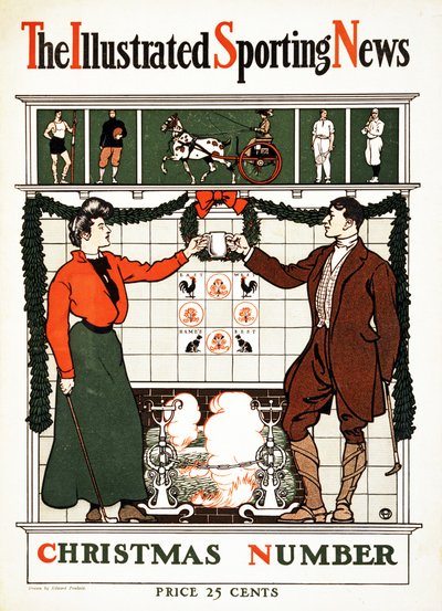 Die illustrierte Sportnachrichten, Weihnachtsausgabe, 1900 von Edward Penfield