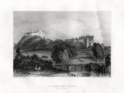 Carisbrooke Castle, Newport, Isle of Wight, 1860 von Edward Radclyffe