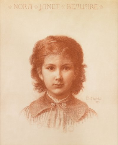 Nora Beausire, Tochter des Liverpooler Kunstsammlers von Edward Robert Hughes