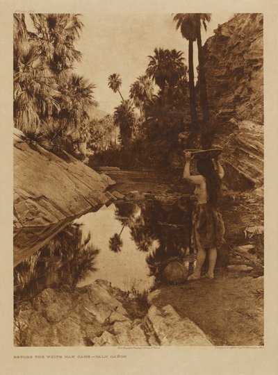 Bevor der Weiße Mann kam - Palm Canon von Edward S. Curtis