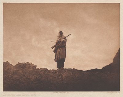 Portfolio III, Platte 110: Der Bergschafjäger von Edward S. Curtis