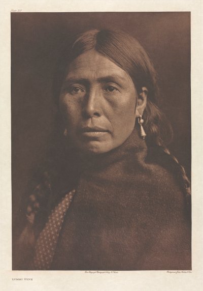 Portfolio IX, Platte 320: Lummi Typ von Edward S. Curtis