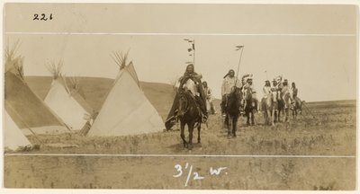 [Reiter und Tipis] von Edward S. Curtis