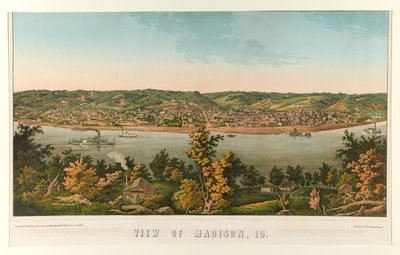 Ansicht von Madison, Id. (Indiana) von Edward Sachse