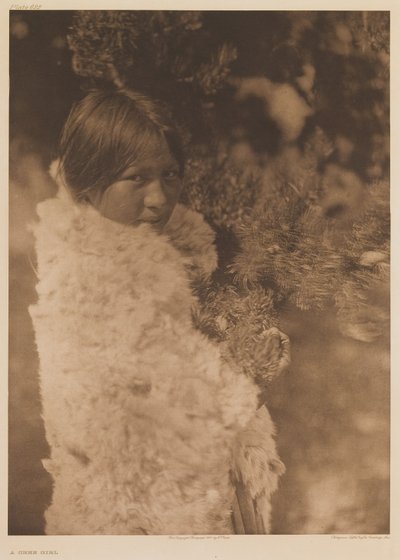 Ein Cree Mädchen von Edward Sheriff Curtis