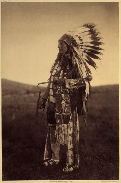 Hight Hawk. Kriegerkleidung für einen besonderen Anlass von Edward Sheriff Curtis