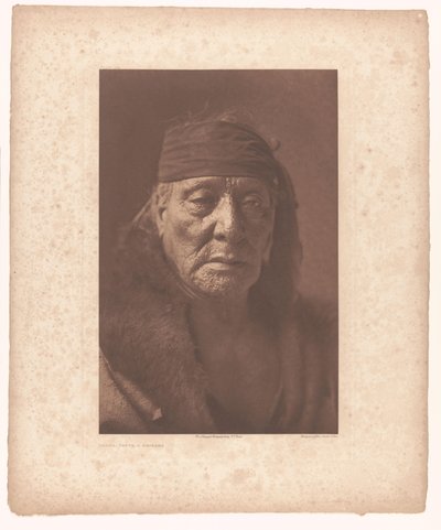 Porträt von Bear’s Teeth von Edward Sheriff Curtis