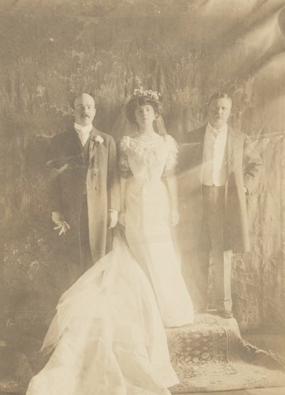 Theodore Roosevelt, Alice Roosevelt Longworth und Nicholas Longworth von Edward Sheriff Curtis