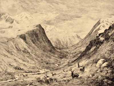 Der Highland Dee: Treffen von Garchary und Larig Burns von Edward Slocombe