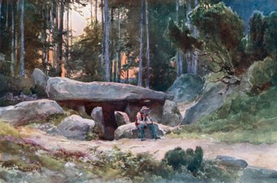 Dolmen in der Lüneburger Heide von Edward Theodore Compton