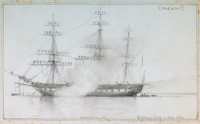 Immortalité Gibraltar, 4. April 1861 von Edward William Cooke