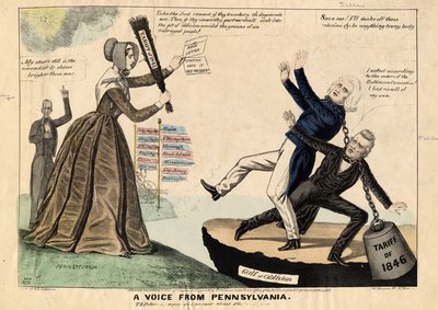 Eine Stimme aus Pennsylvania, veröffentlicht von H.R. Robinson, New York, 1846 von Edward Williams Clay