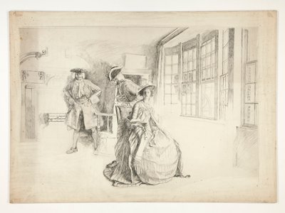 Ein unwillkommener Besucher von Edwin Austin Abbey