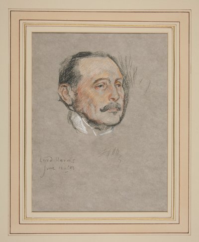 Krönung von Edward VII Porträt: George Canning Harris, Baron von Edwin Austin Abbey