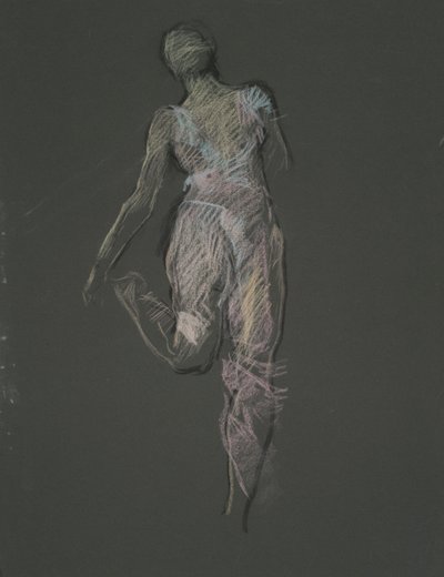 Frühe Figurenstudie von Edwin Austin Abbey