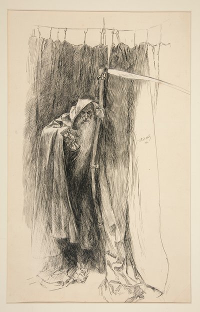 Eintritt der Zeit, als Chor - Akt IV, Szene I, Der Winter von Edwin Austin Abbey