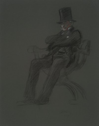 Figurenstudie von Edwin Austin Abbey