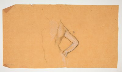 Figurenstudie für Wandgemälde im State Capitol Gebäude in Harrisburg, Pennsylvania, 1902-1911 (vollendet von John Singer Sargent) von Edwin Austin Abbey
