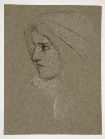 Kopf von Cordelia, aus König Lear von Edwin Austin Abbey