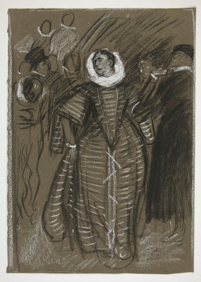 Katharina, Akt I, Szene I, Der Widerspenstigen Zähmung von Edwin Austin Abbey