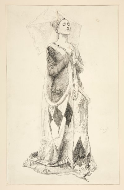 Lady Anne Nevill, aus König Richard III von Edwin Austin Abbey