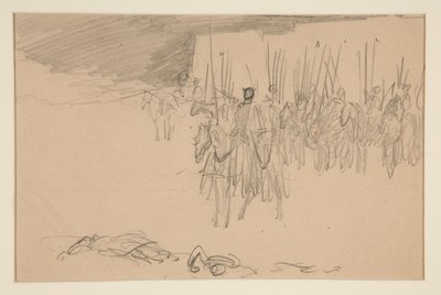 Soldat zu Pferd von Edwin Austin Abbey