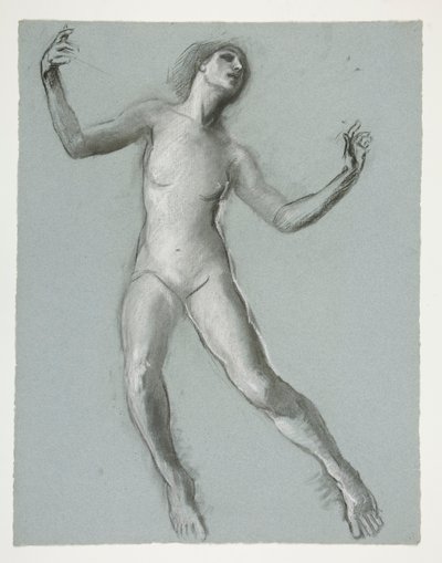 Studie für Figur von 12 Uhr mittags von Edwin Austin Abbey