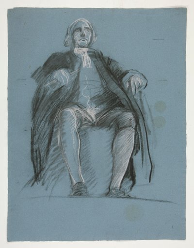 Studie für die Figur von General John Peter Gabriel Muhlenberg von Edwin Austin Abbey