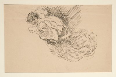 Studie eines Engels (für Glasmalerei? für eine Decke?) von Edwin Austin Abbey