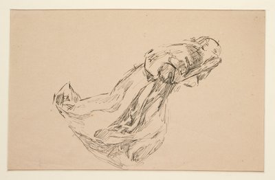 Studie eines Engels (für Buntglas? für eine Decke?) von Edwin Austin Abbey