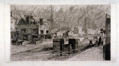 Vine Tavern, Mile End Road, Stepney, London, 1871 von Edwin Edwards