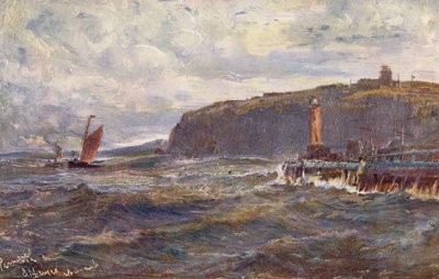 Penarth, Eingang zum Cardiff Hafen von Edwin Hayes