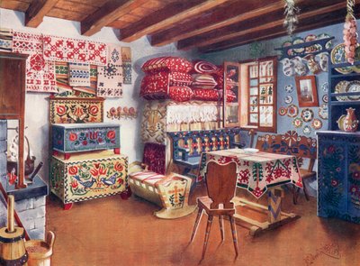 Österreichisch-ungarische Bauernmöbel von Edwin John Foley