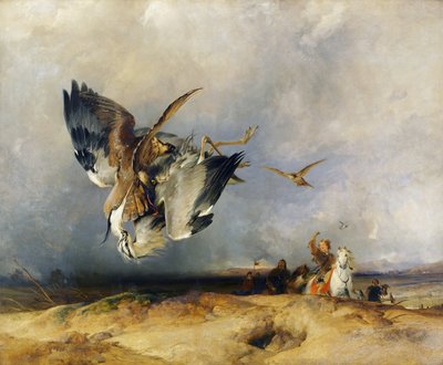 Falknerei in alten Zeiten von Edwin Landseer