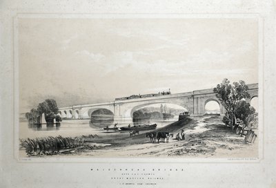 Maidenhead-Brücke über die Themse, Great Western Railway von Edwin Thomas Dolby
