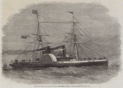 Das neue Hong-Kong und Kanton Dampfschiff Nurgis von Edwin Weedon