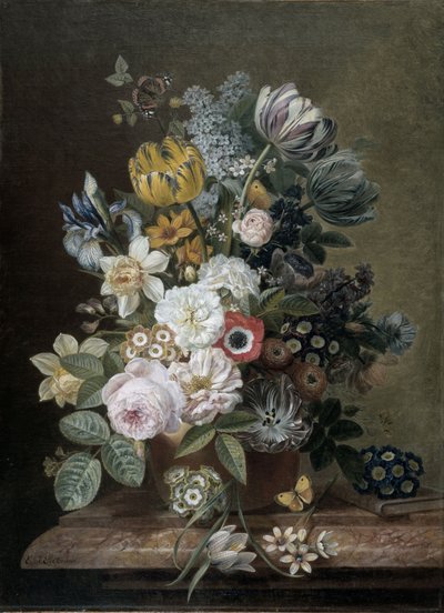 Stillleben mit Blumen von Eelke-Jelles Eelkema