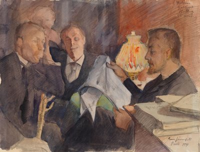 Im Pariser Studio von Eero Järnefelt