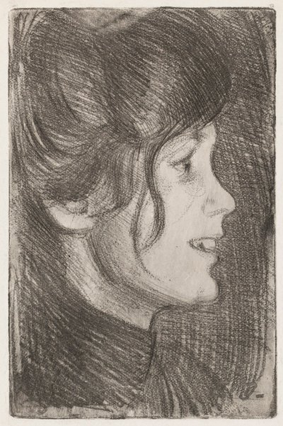 Porträt einer jungen Frau (Anni Swan) von Eero Järnefelt