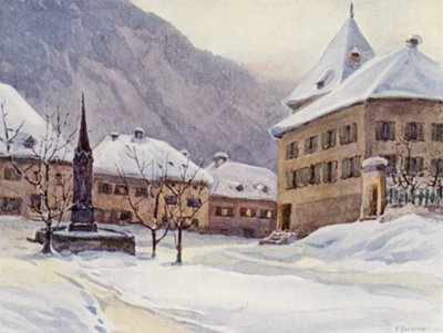 Der Rhein: Chur, Coire, Der Domplatz von Effie Jardine