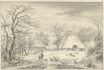 Winterlandschaft von Egbert van Drielst