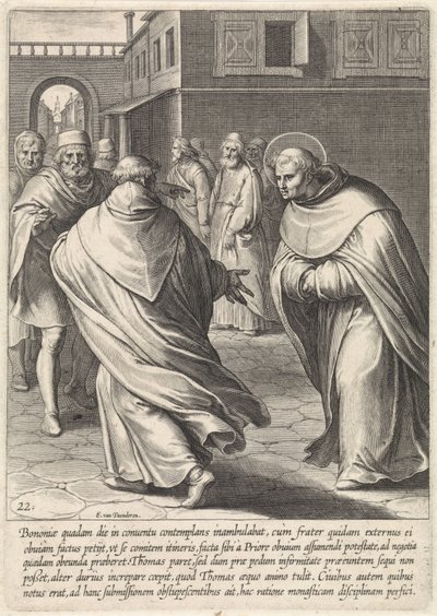 Thomas von Aquin in Bologna (Das Leben des heiligen Thomas von Aquin) von Egbert van Panderen