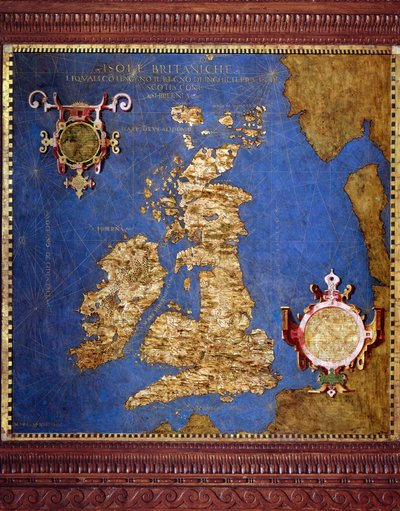 Die Britischen Inseln Karte von Egnazio Danti von Egnazio Danti